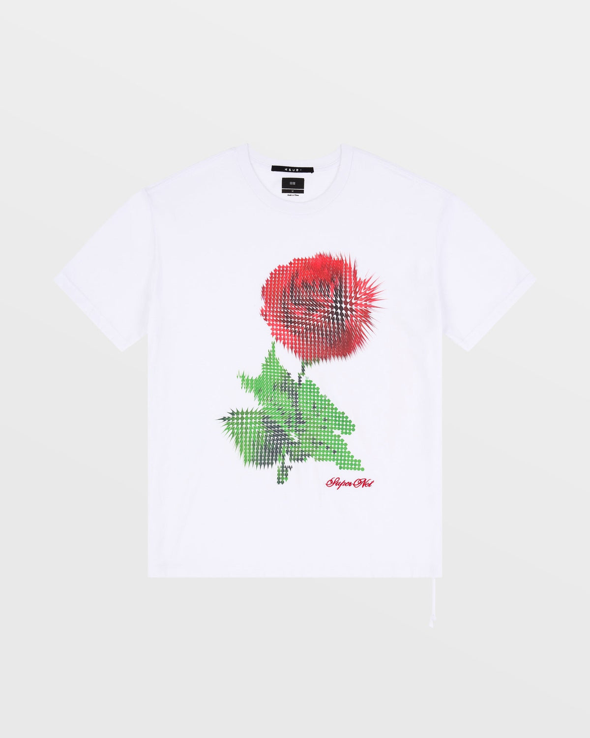 MENS PIXEL BIGGIE SS TEE TRU WHITE TEES