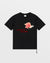 ROSE GARDEN KASH SS TEE JET BLACK