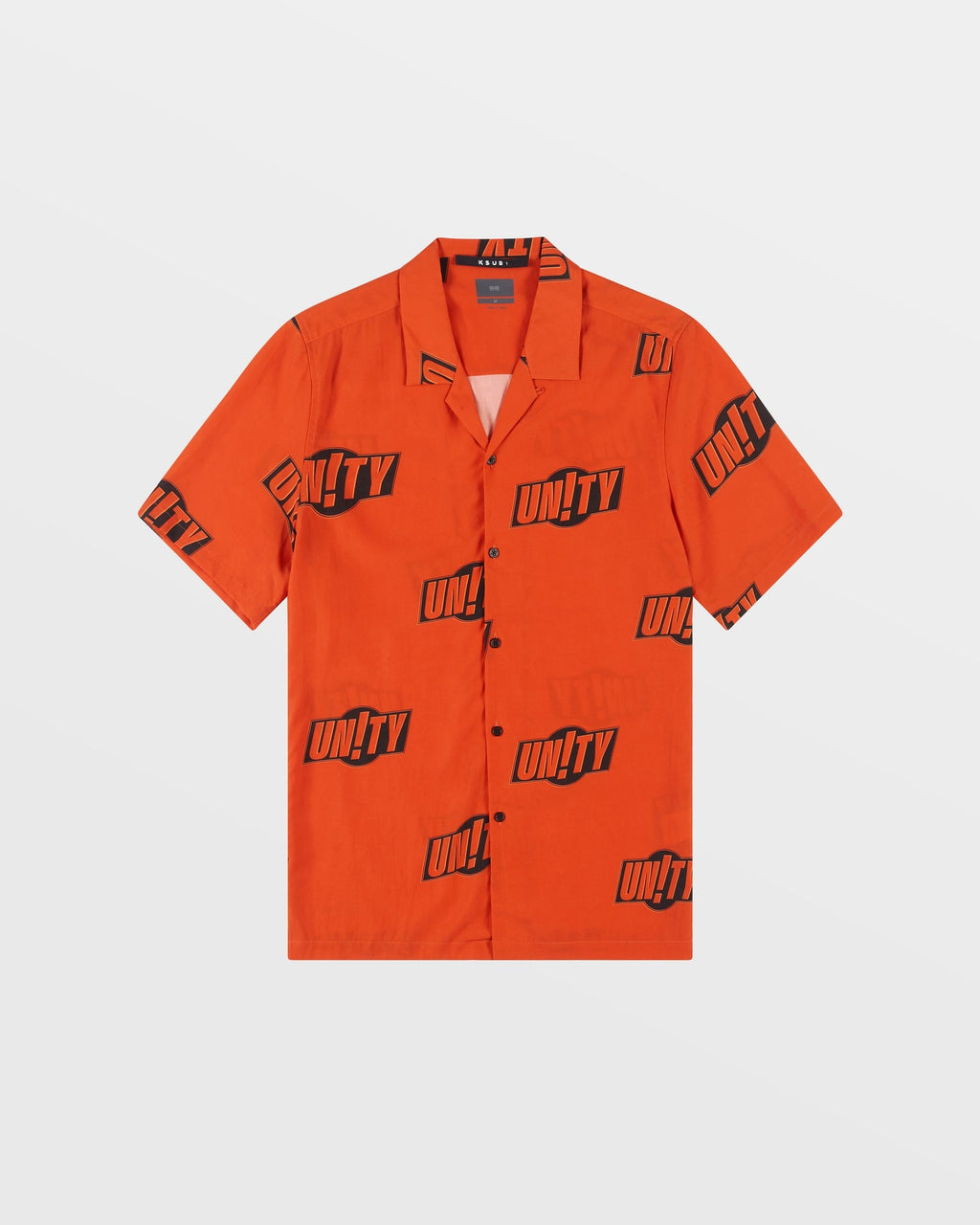 MENS UNITY SIGN RESORT SS SHIRT ORANGE SHIRTS