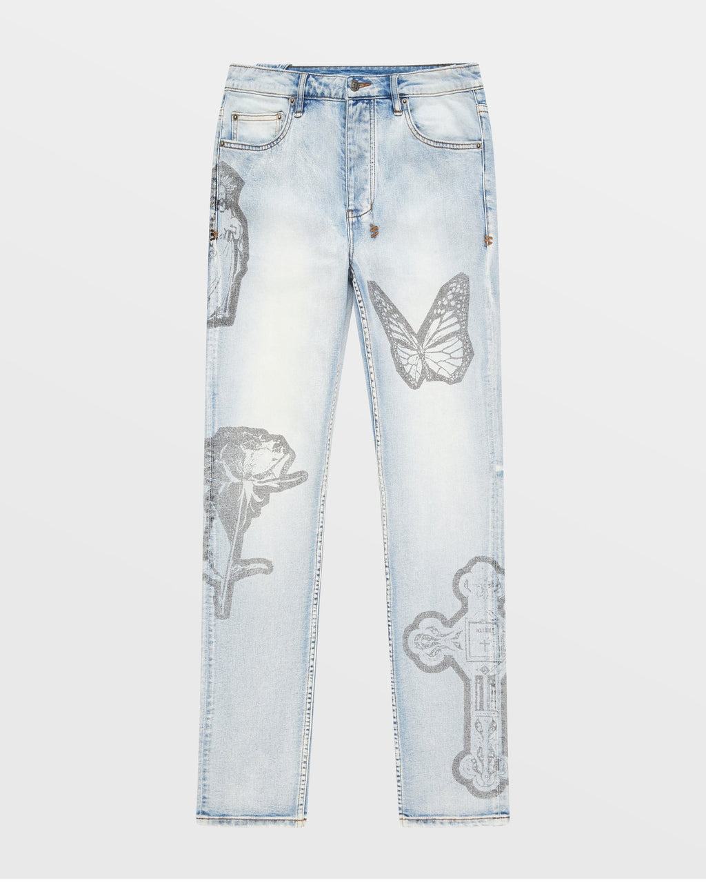 MENS CHITCH KUT OUT NIMBUS DENIM JEANS