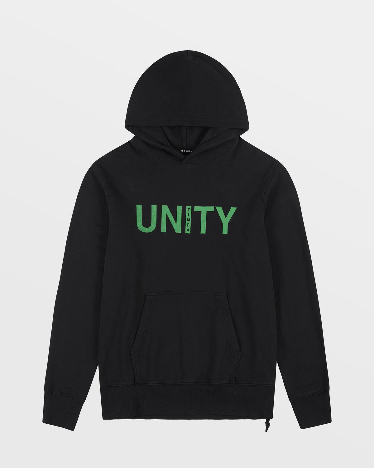 Mens Unity Kash Hoodie Black Regular Fleece - Black