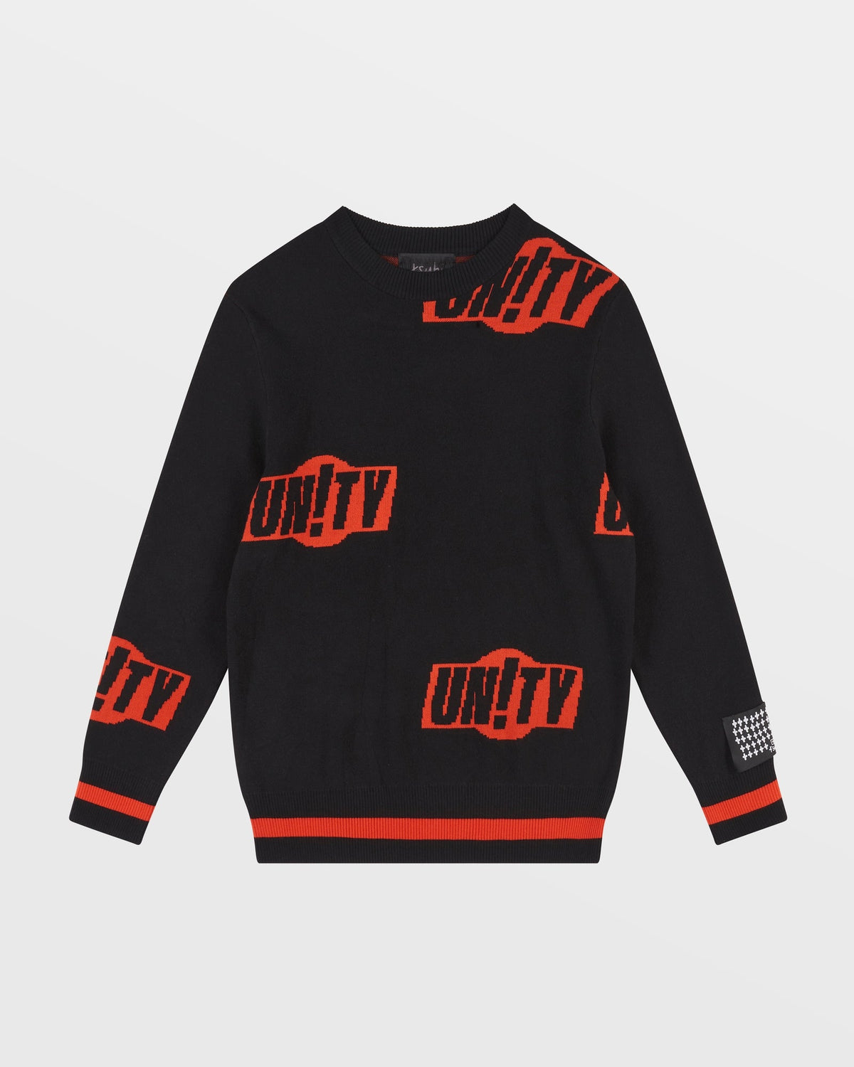 UNITY SIGN KNIT CREW BLACK