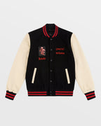 MENS ICONS LETTERMAN JACKET BLACK JACKETS