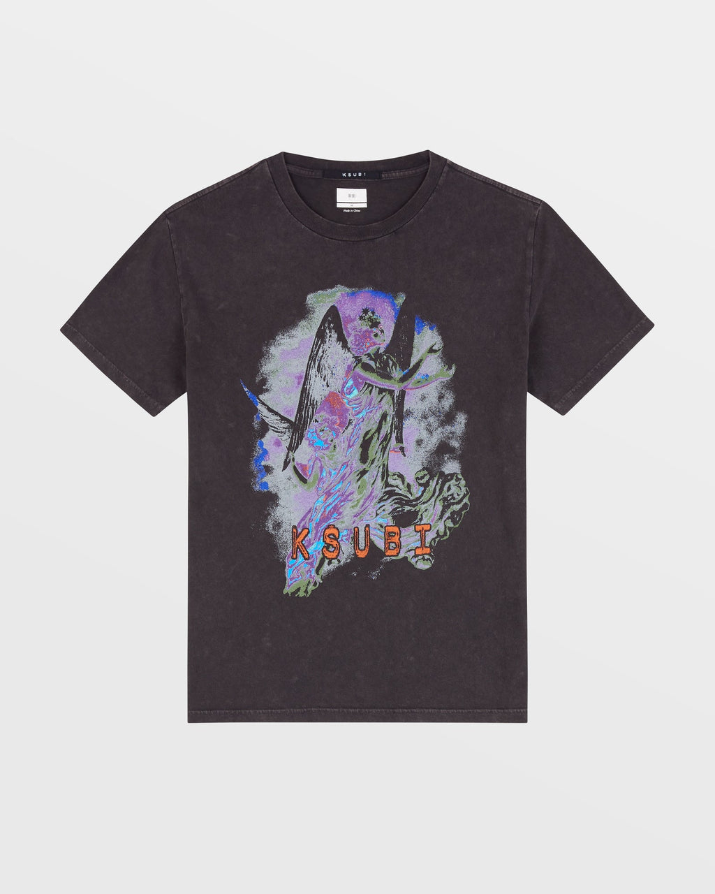Mens Sedated Kash Ss Tee Black Dye Regular Tees - Black