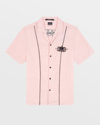 Mens Bolts Mechanic Ss Shirt Magnol Regular Shirts - Pink