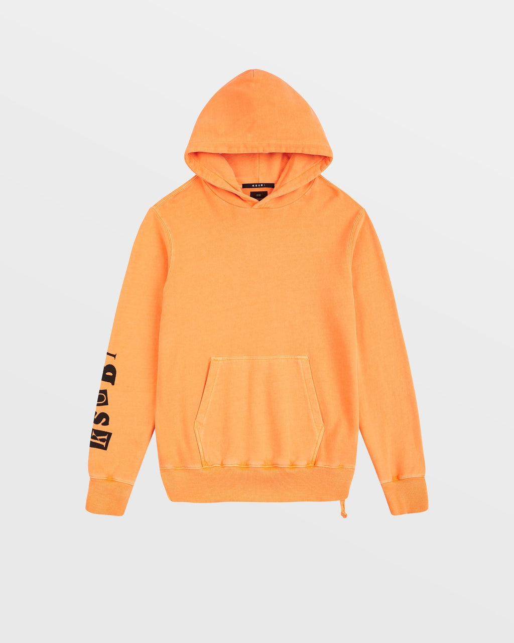 Mens Devil Kash Hoodie Ember Regular Fleece - Orange