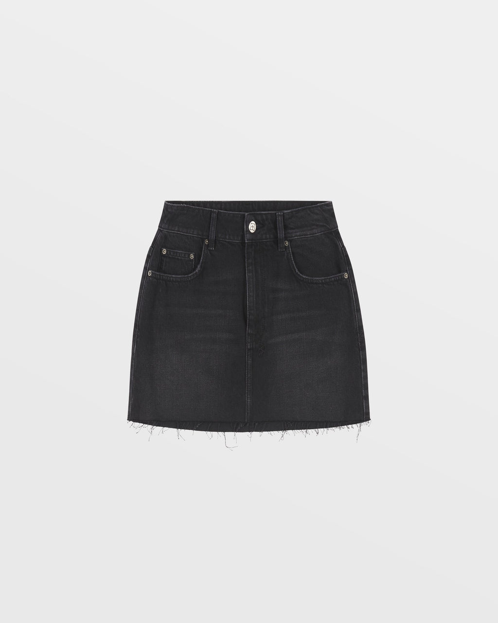 Womens Low Rider Mini Twilight Slim Skirts - Black