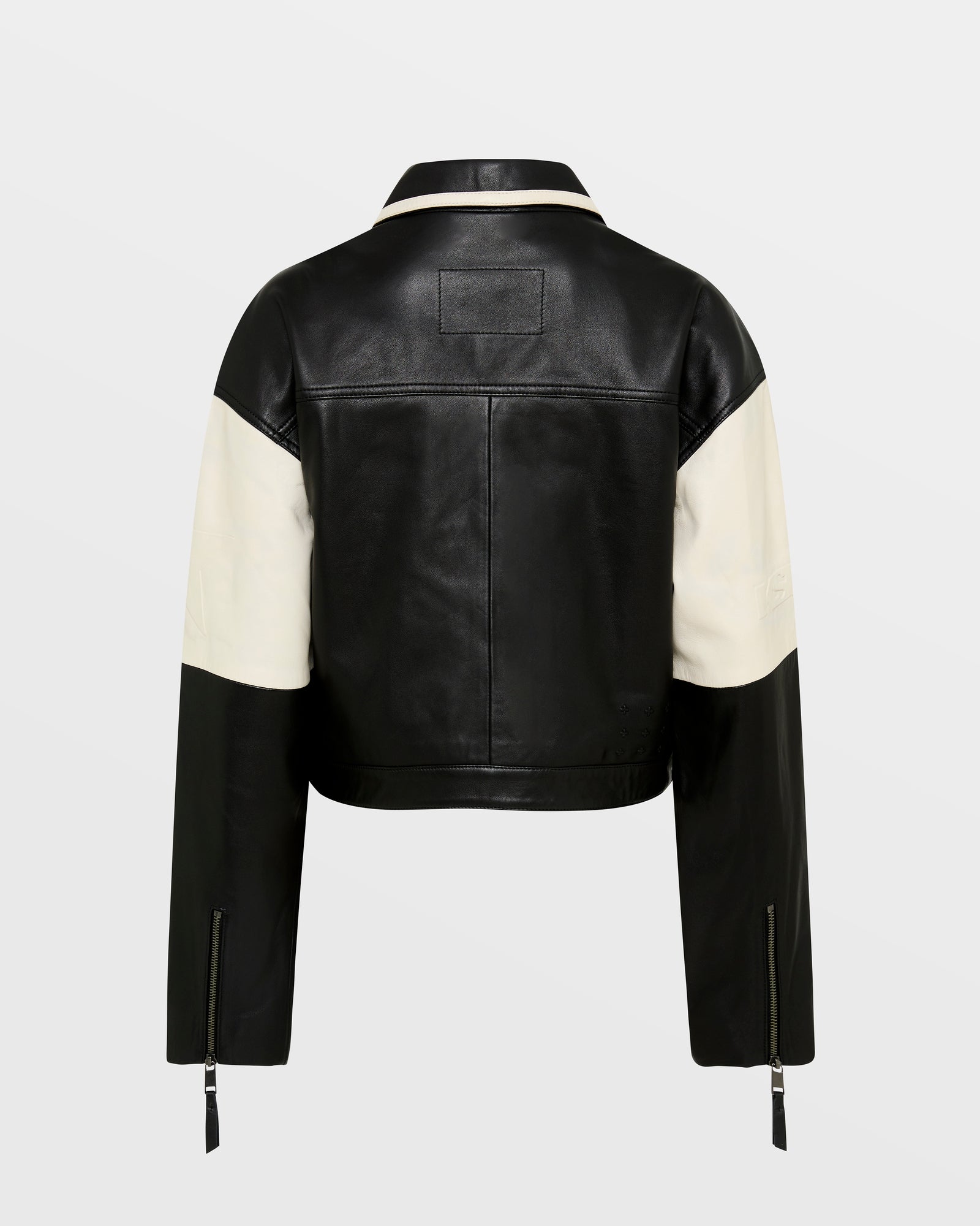 EMBLEM BOXY BIKER BLACK/WHITE