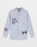 MENS ROSE VOLTAGE LS SHIRT BLUE STR SHIRTS