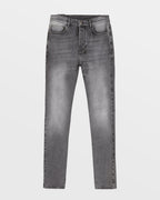 Mens Chitch Monokrome Slim Denim Jeans - Grey