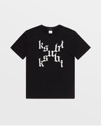 Mens Kult Biggie Ss Tee Jet Black Oversized Tees - Black