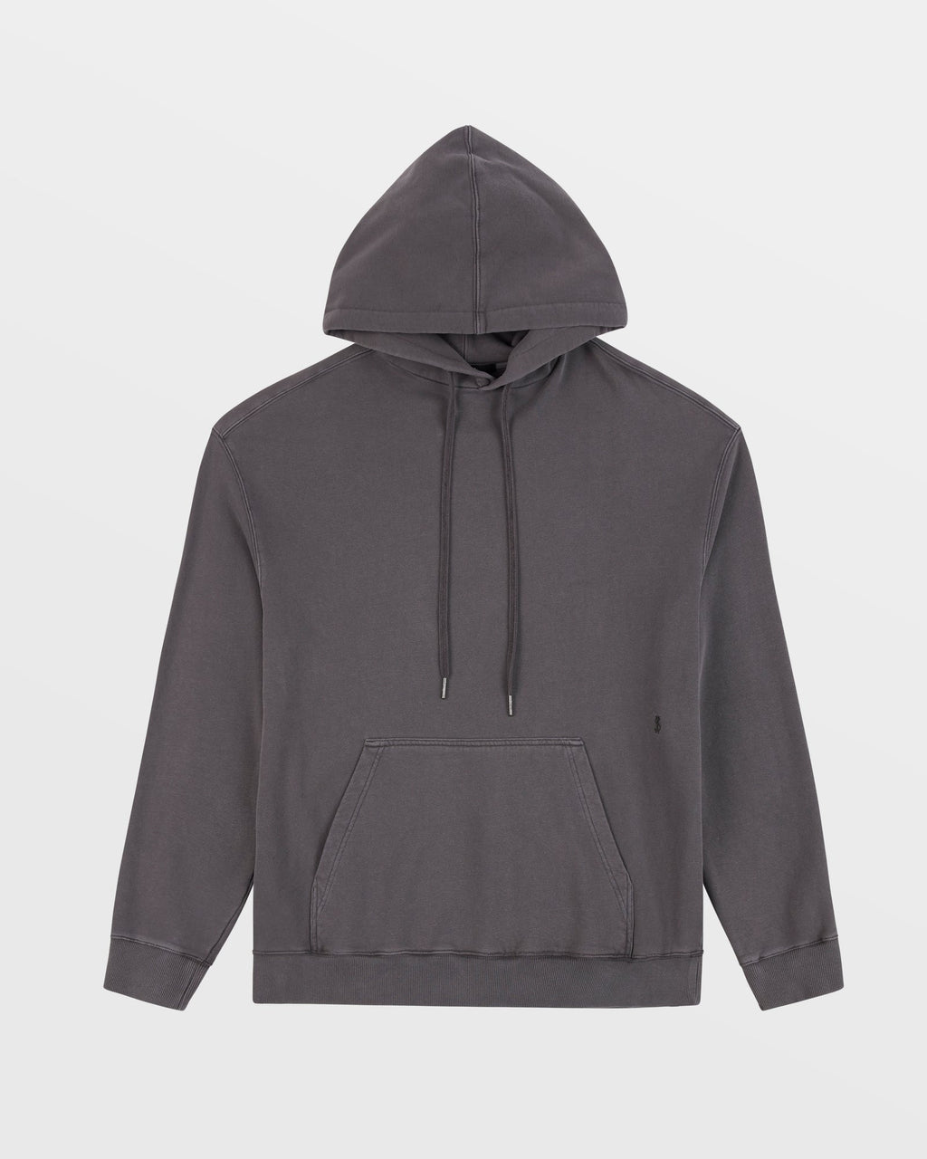 MENS 4 X 4 BIGGIE HOODIE CHARCOAL FLEECE