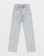 Womens Brooklyn Jean Muse Repair Straight Denim Jeans - Denim