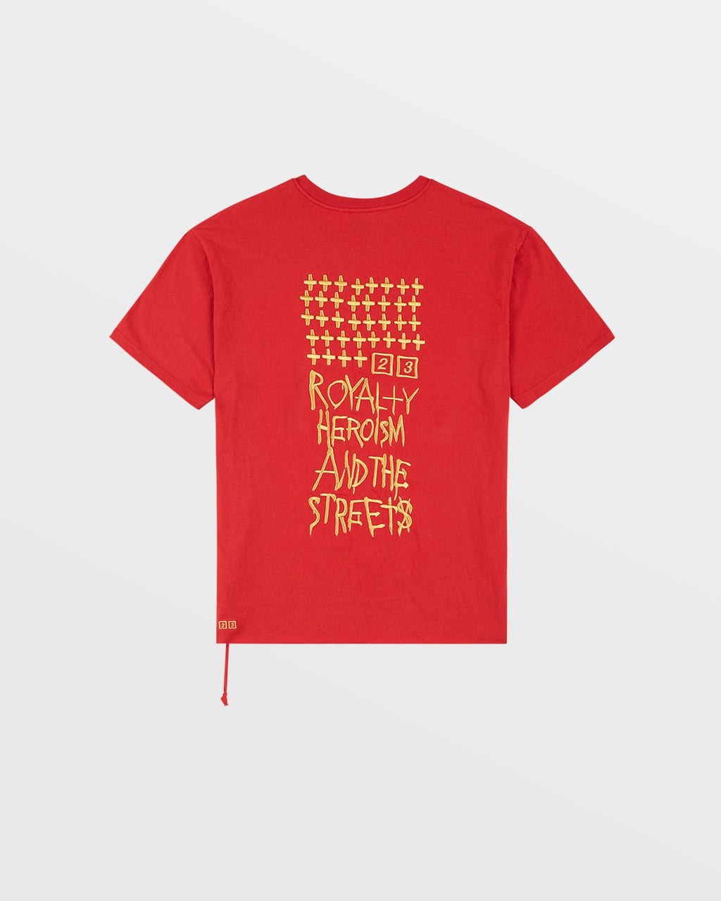 Mens Ksubi 23 Biggie Ss Tee Red Oversized Tees - Red