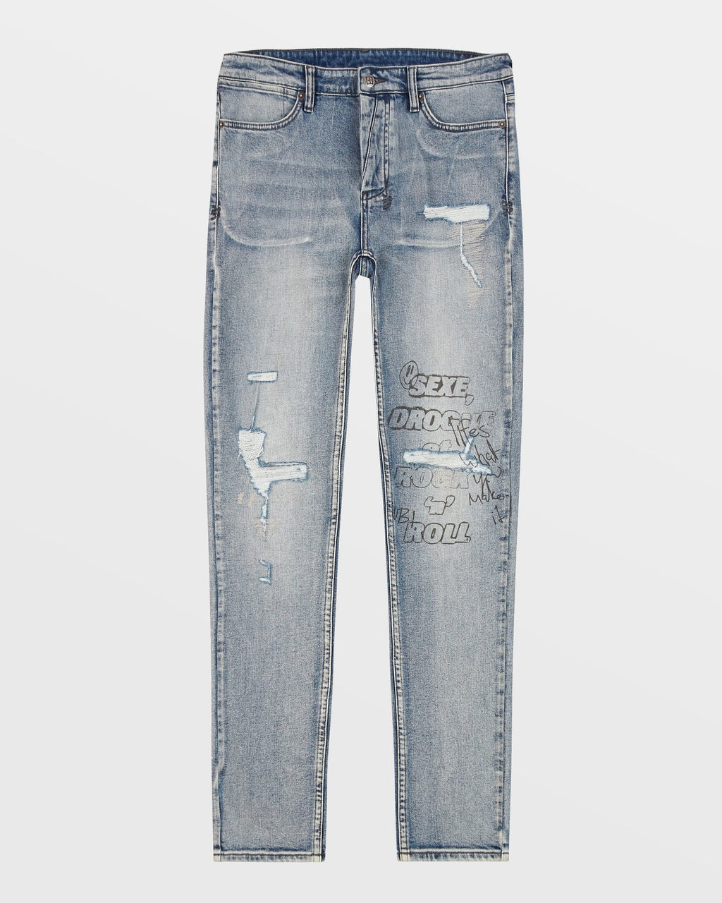 MENS VAN WINKLE SEXE DROGUE DENIM JEANS