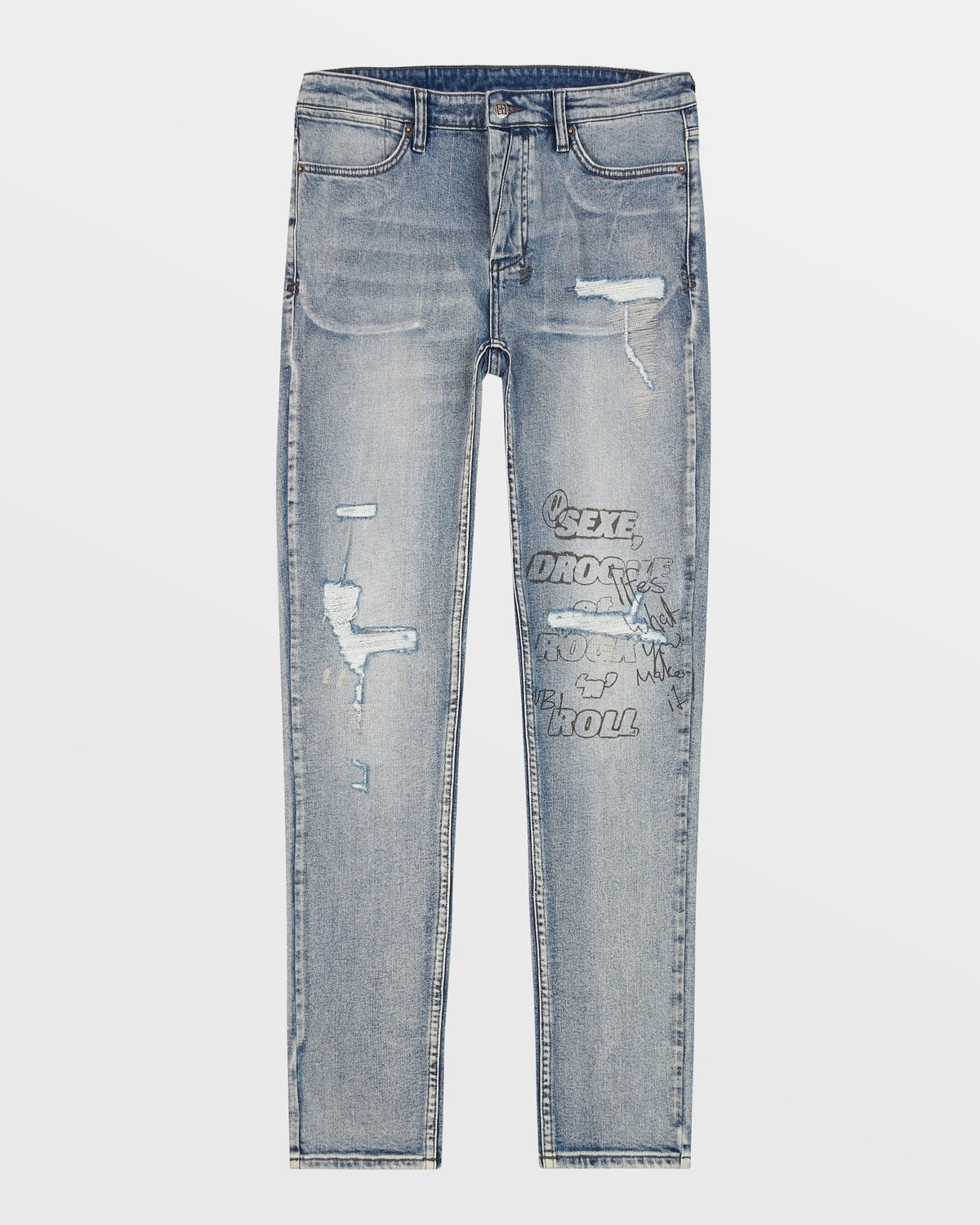MENS VAN WINKLE SEXE DROGUE DENIM JEANS