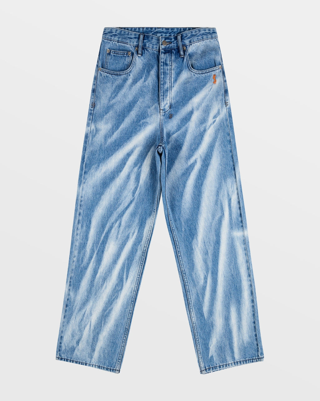 Mens Maxx Kaos Baggy Denim Jeans - Denim