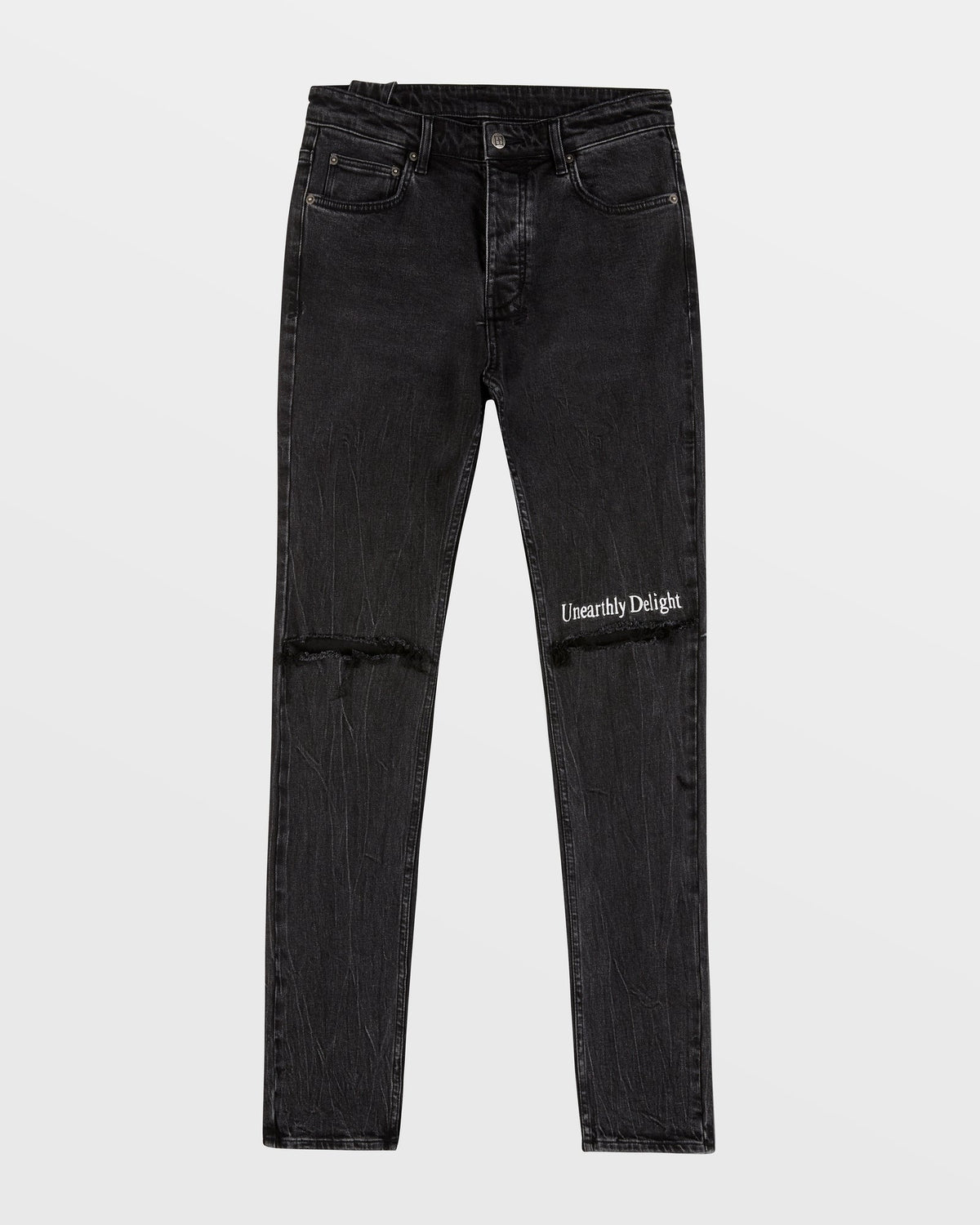 Mens Chitch Unearthly Slim Denim Jeans - Black