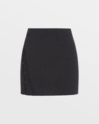 WOMENS TRANSCEND MICRO MINI SILVER SKIRTS