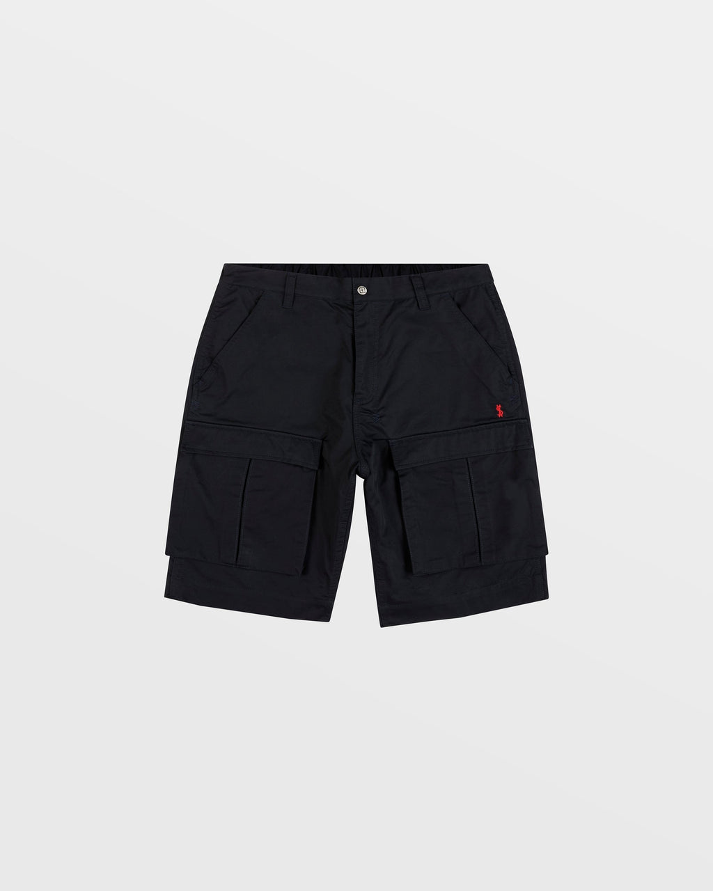 Mens Fugitive Cargo Short Tru Black Straight Walkshorts - Black