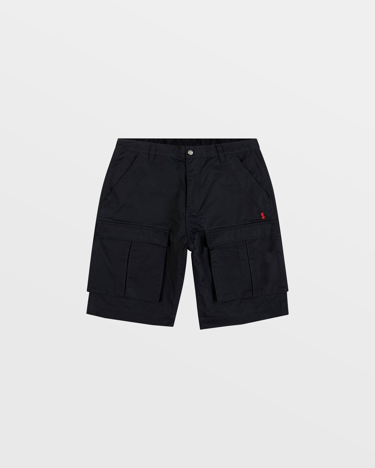 Mens Fugitive Cargo Short Tru Black Straight Walkshorts - Black