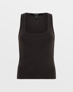 WOMENS 3X4 ORIGIN TANK WASHED BLACK TEES