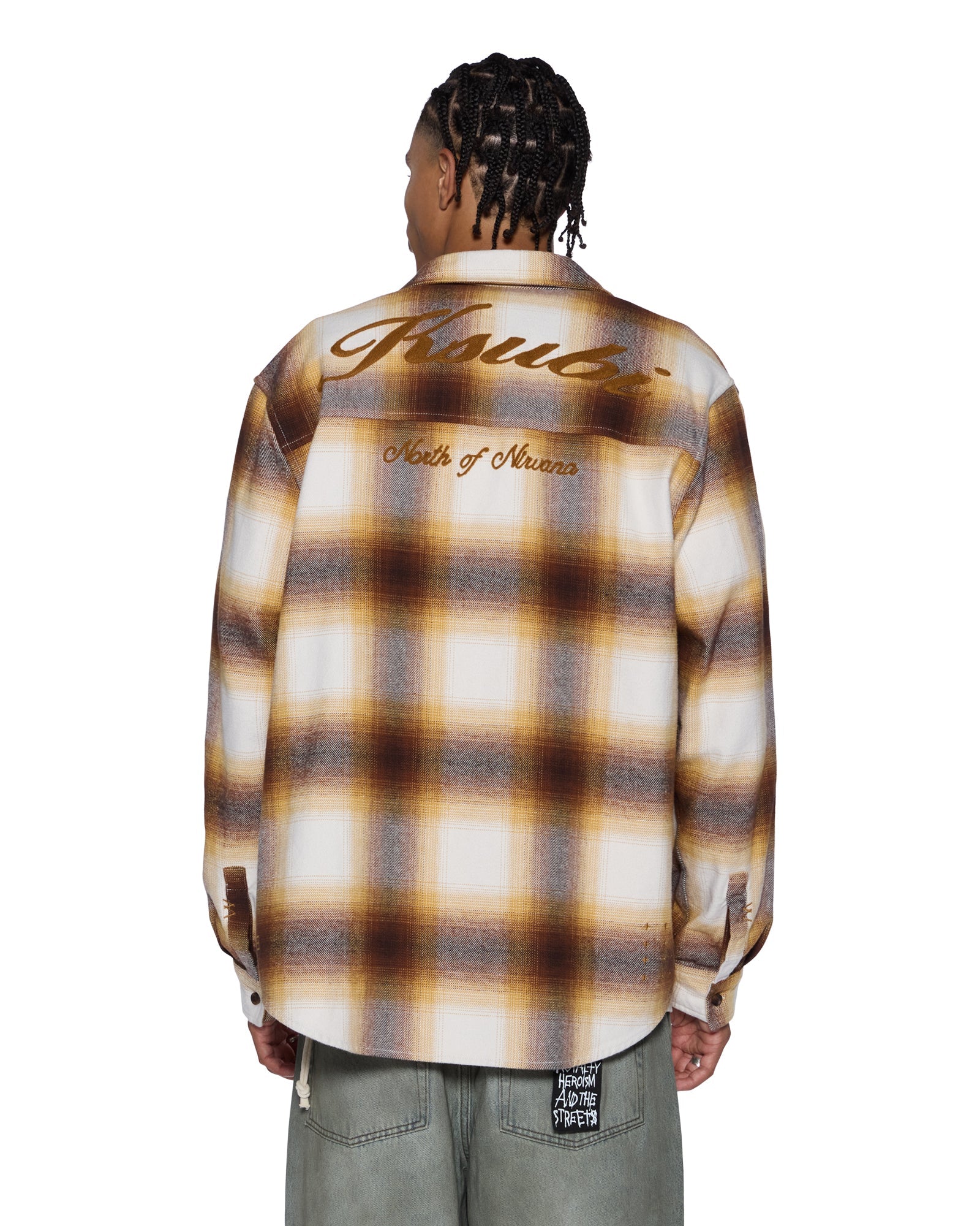 MENS ROSEBOWL LS SHIRT BURNT ORANGE REGULAR SHIRTS