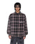 MENS  VULTURE FLANNEL LS SHIRT PLUM REGULAR SHIRTS