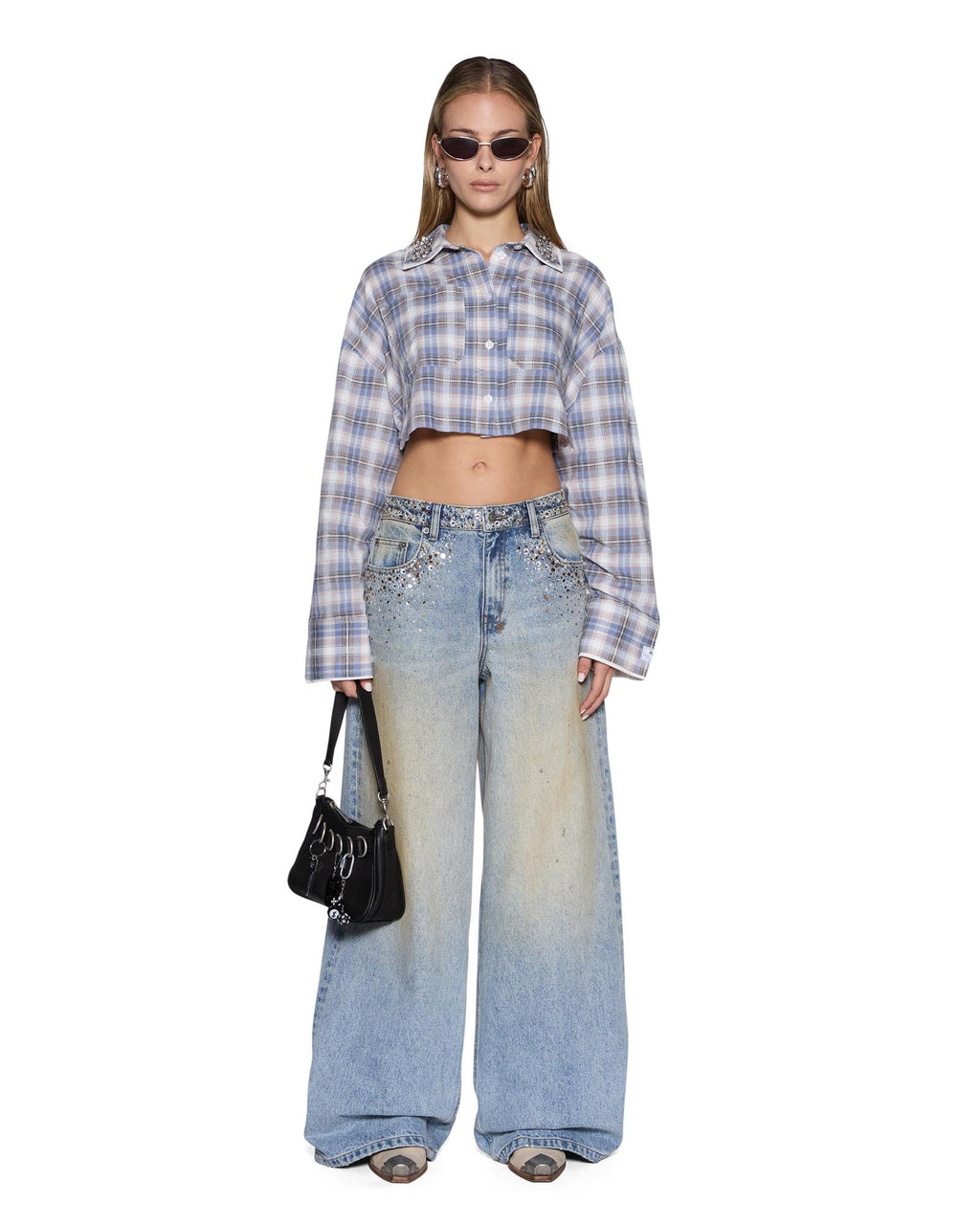 Womens Balter Shirt Summer Plaid Spark Oversized Shirts - Multi Colour
