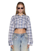 Womens Balter Shirt Summer Plaid Spark Oversized Shirts - Multi Colour