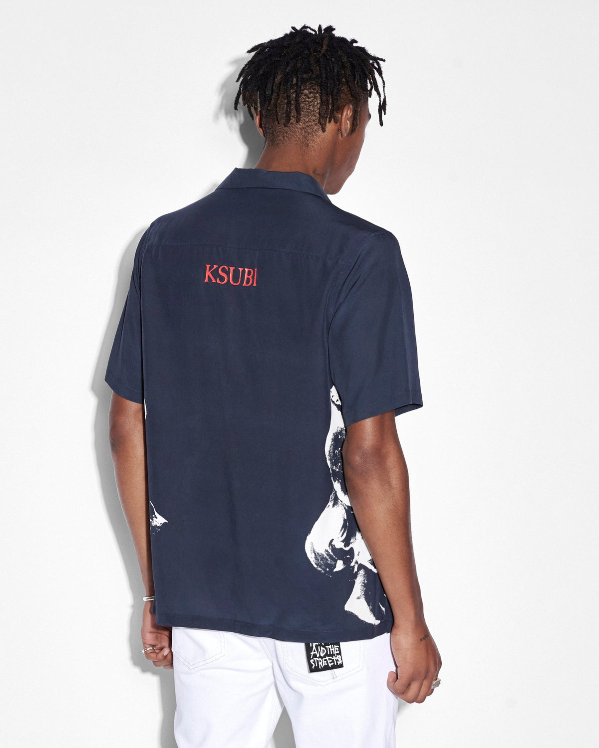 Mens Dancers Resort Ss Shirt Black Regular Shirts - Black