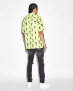 Mens Dance Klass Resort Ss Shirt Daylite Regular Shirts - Green