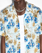 Mens Floralist Resort Ss Shirt Multi Regular Shirts - Multi Colour
