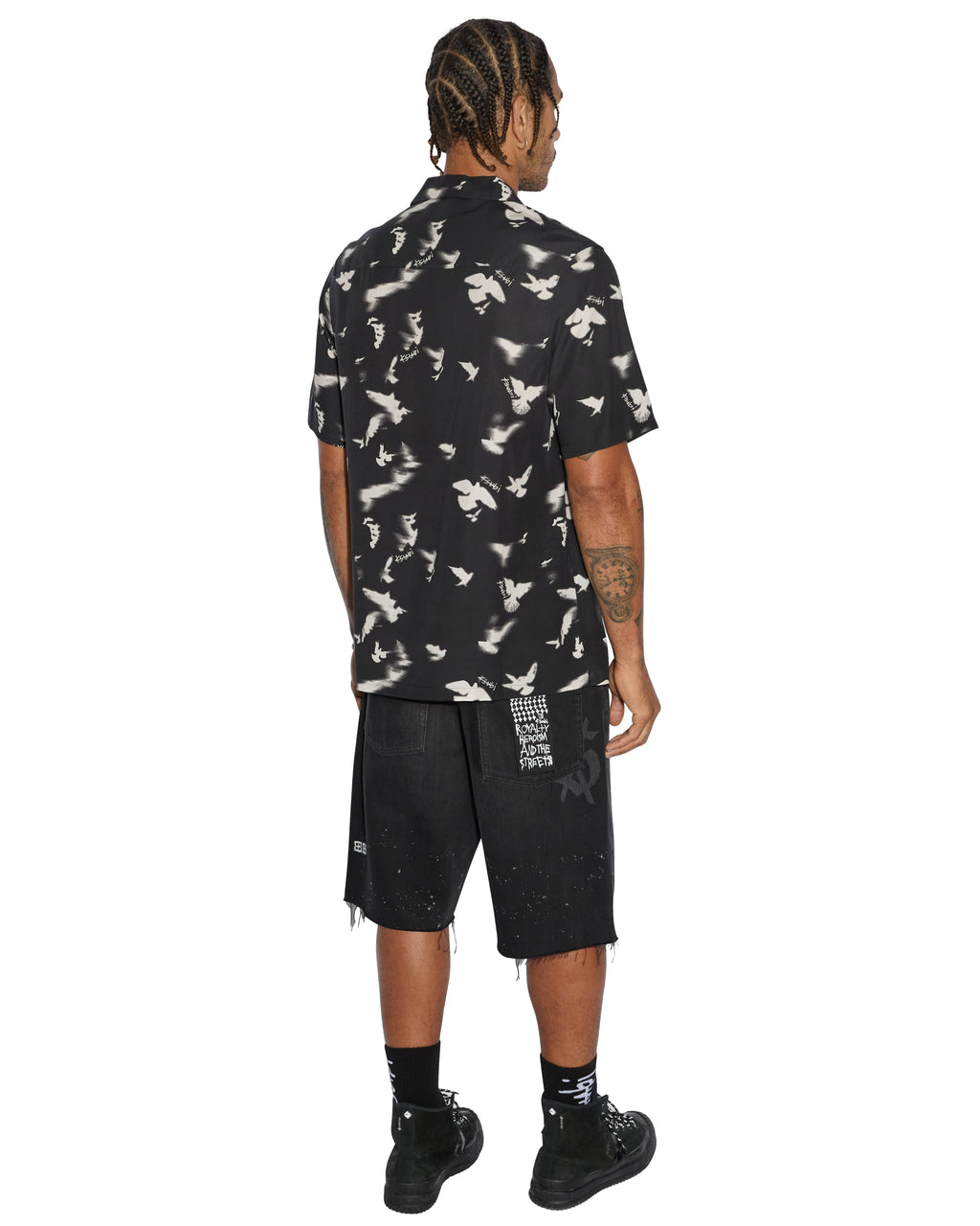 MENS FLIGHT RESORT SS SHIRT BLACK SHIRTS