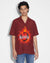 MENS  HEART RESORT SS SHIRT CRIMSON REGULAR SHIRTS