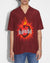 MENS  HEART RESORT SS SHIRT CRIMSON REGULAR SHIRTS