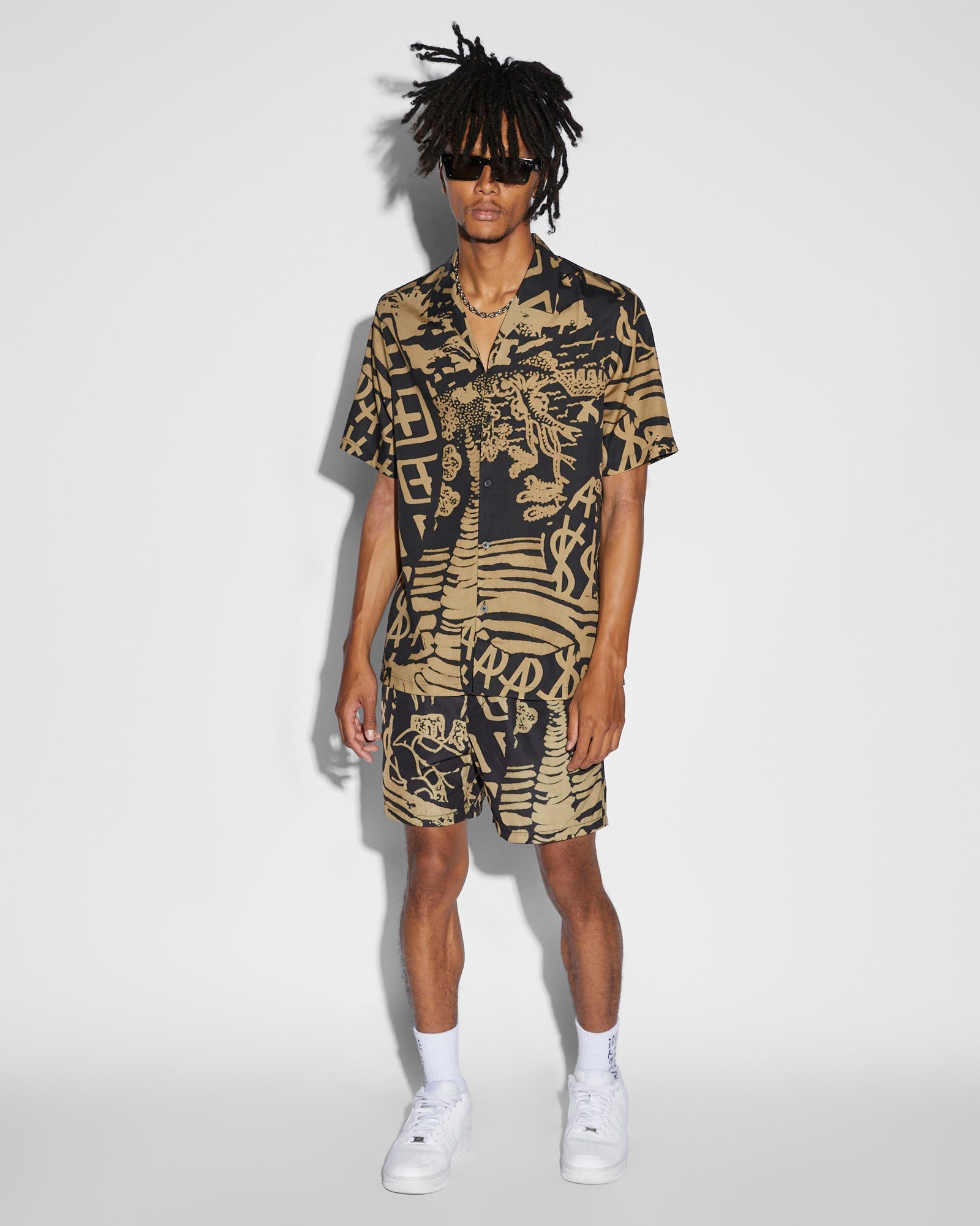 MENS  IKONIK RESORT SS SHIRT FADE REGULAR SHIRTS