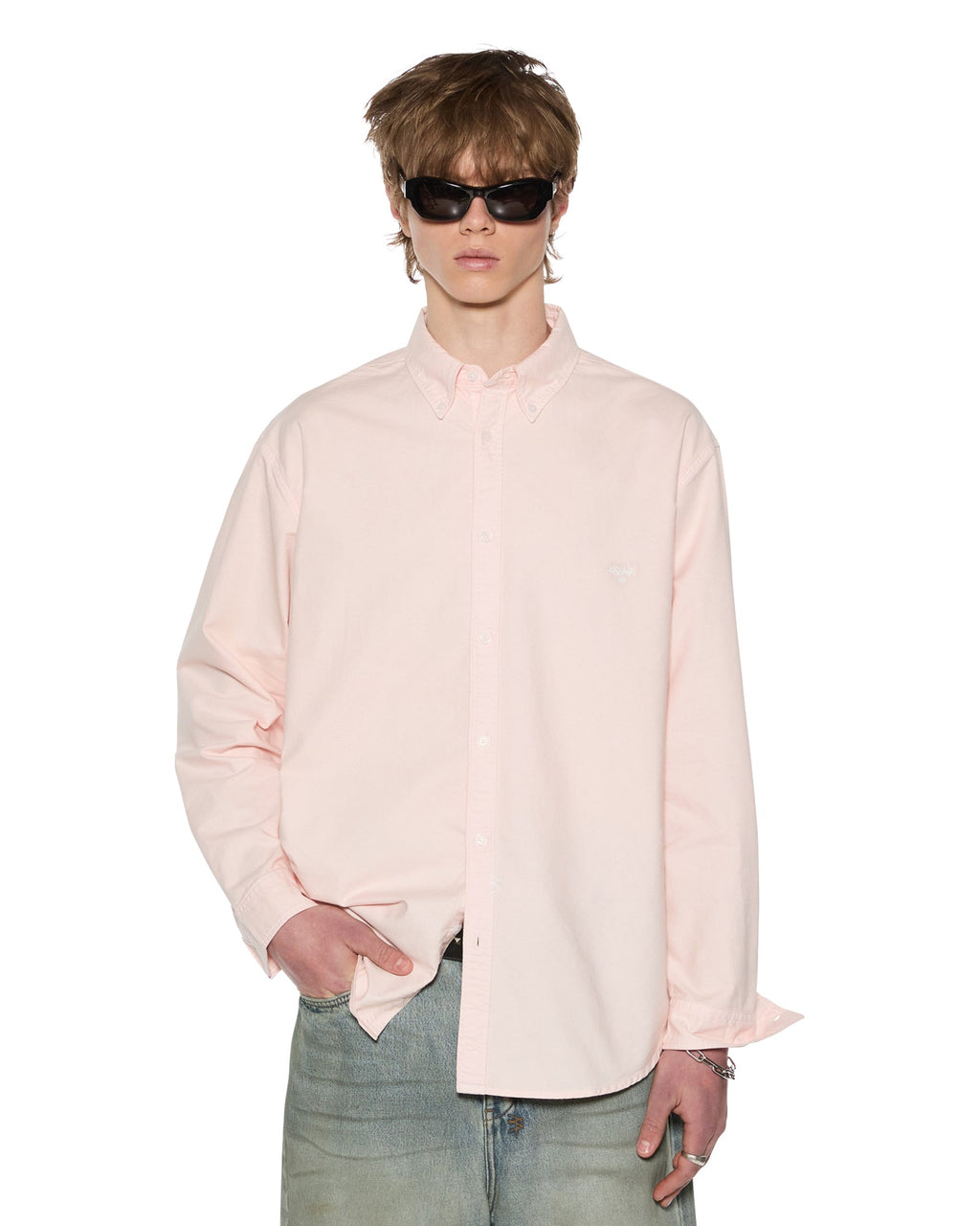 MENS KSIGNATURE BUTTON DOWN LS SHIRT FLOSS SHIRTS