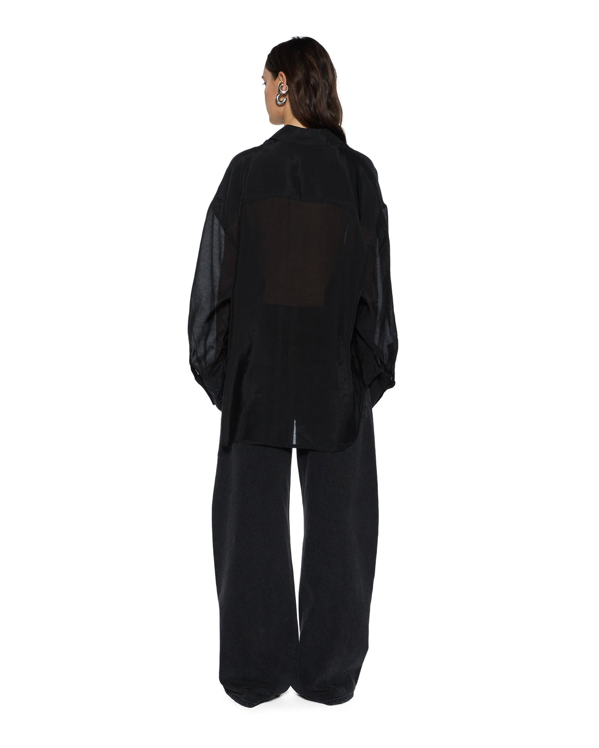 WOMENS LABELS ASTRA LS SHIRT BLACK SHIRTS