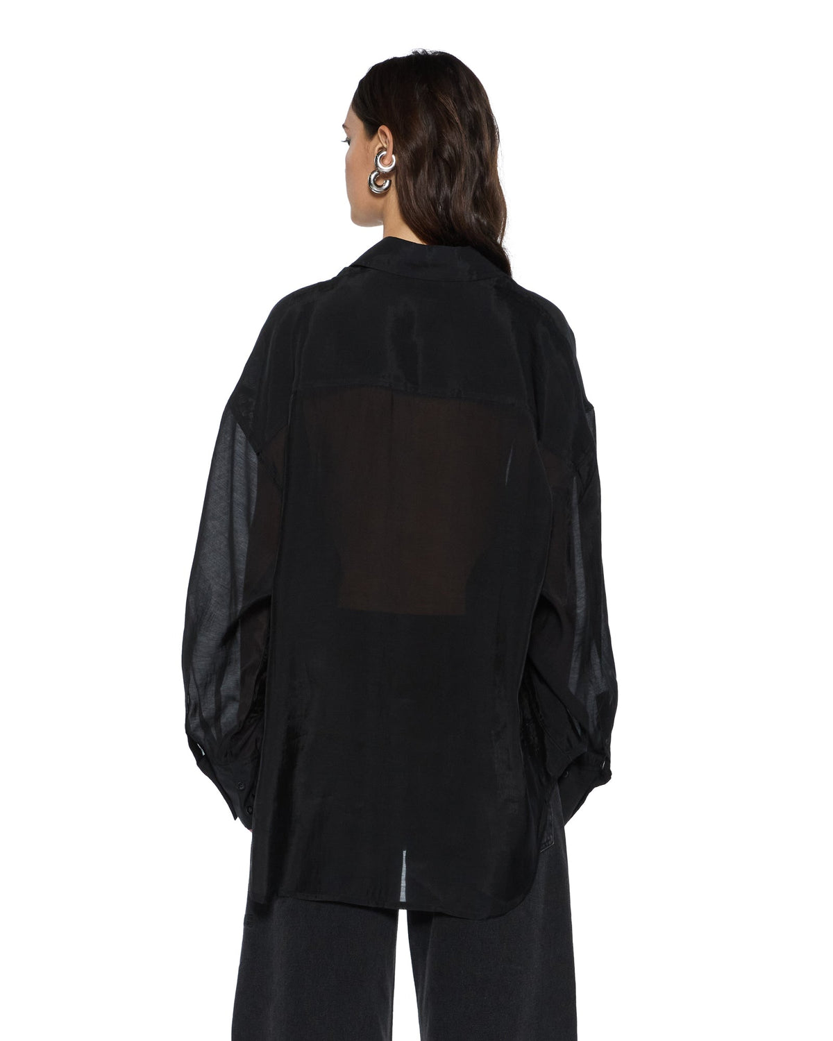 WOMENS LABELS ASTRA LS SHIRT BLACK SHIRTS
