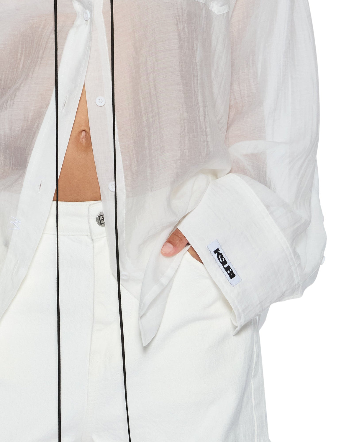 WOMENS LABELS ASTRA LS SHIRT WHITE SHIRTS