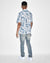 MENS  MASH UP RESORT SHIRT WHITE REGULAR SHIRTS