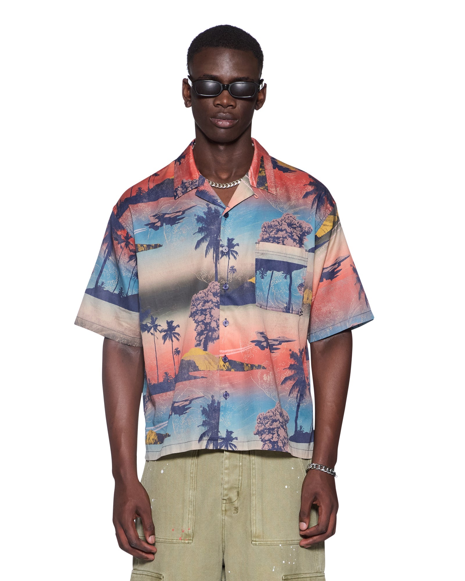 MENS MAUNA LOA SS DINER SHIRT MULTI REGULAR SHIRTS