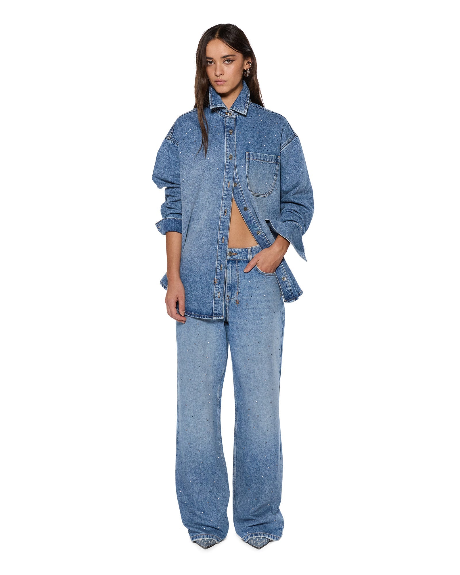 OVERSIZED LS SHIRT KOMET
