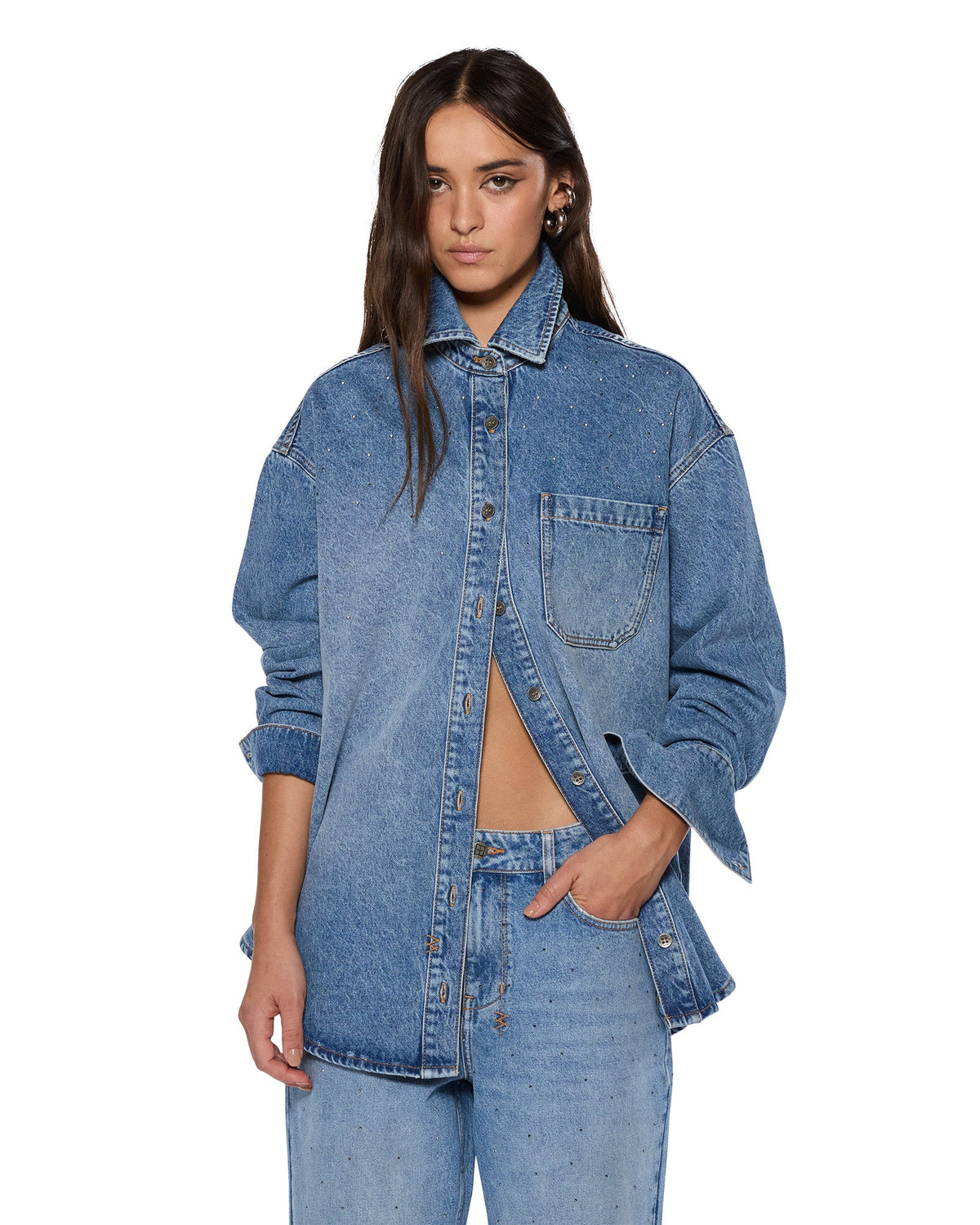 OVERSIZED LS SHIRT KOMET