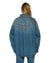 WOMENS  OVERSIZED LS SHIRT TEXAS BLUE STUDDED OVERSIZED SHIRTS