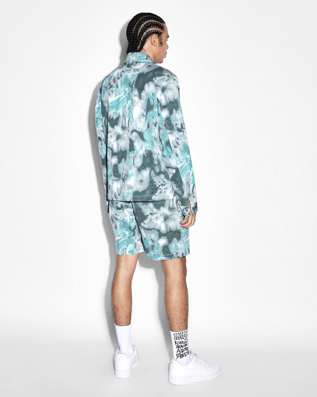 MENS PROGRAM LS SHIRT GREEN DYE SHIRTS