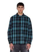 Mens Rosebowl Ls Shirt 1999 Blue Check Regular Shirts - Multi Colour