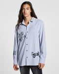 ROSE VOLTAGE LS SHIRT BLUE STR