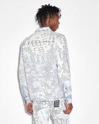 Mens Scorpio Ls Shirt Kollage Icey Regular Shirts - Denim